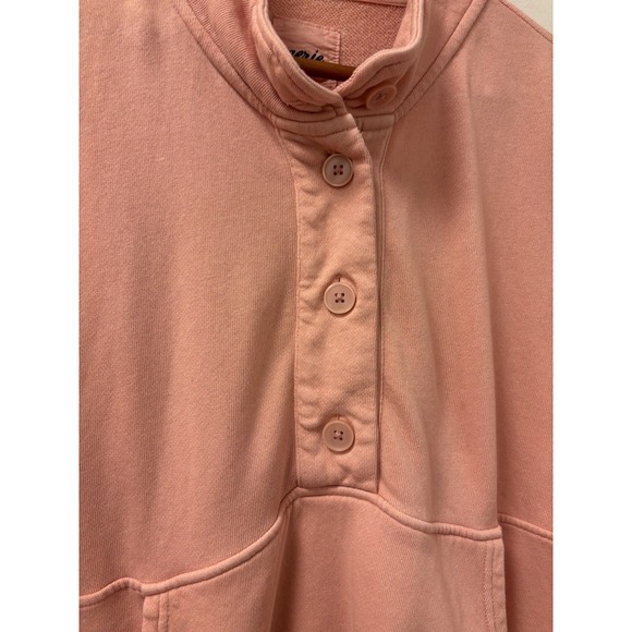 aerie Tops - Aerie Peach Women's Oversized Sweatshirt Sz Large